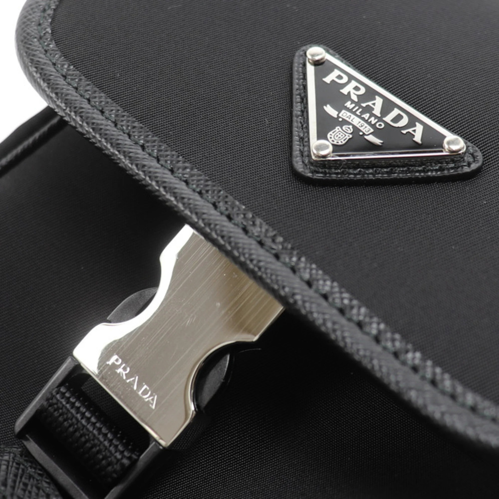 PRADA Black Saffiano Shoulder Bag - Picture 6 of 7